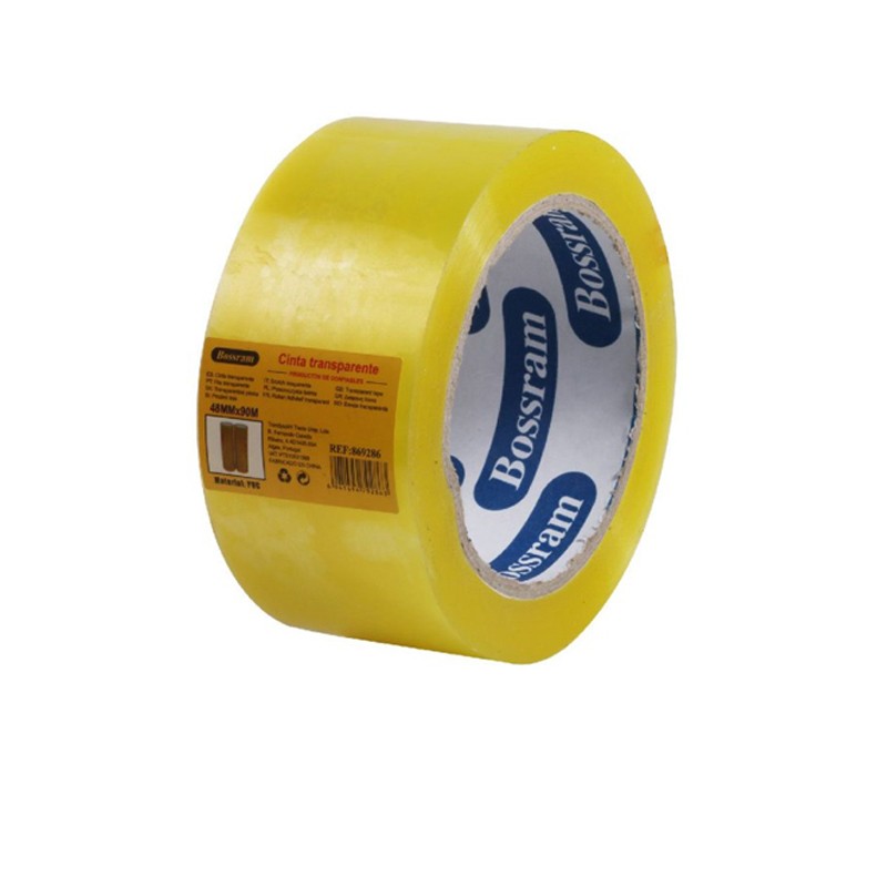 Banda adeziva scotch, rola 48 mm x 90 m, ambalare si sigilare, transparenta - imagine 3